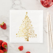 Gold kerstboompapier, diners servet (Insitu)