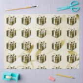 Gold-kerstcadeaupapier Tissuepapier (Craft)