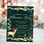 Gold-kerstfeestdag, sparkle, Green-kerstfeest Kaart