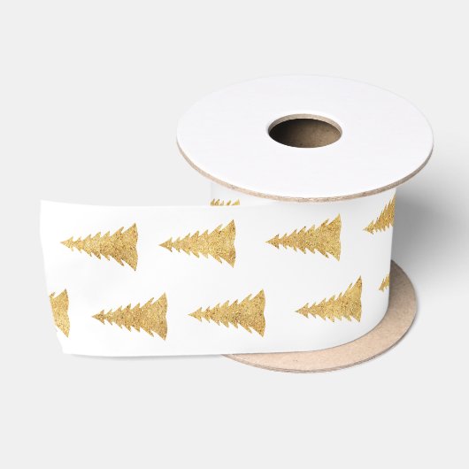Gold Kerstmis Lint (Spoel)