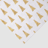 Gold Kerstmis Tissuepapier (Detail)