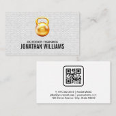 Gold Kettle Bell Logo | Geschiktheid Visitekaartje (Voorkant / Achterkant)