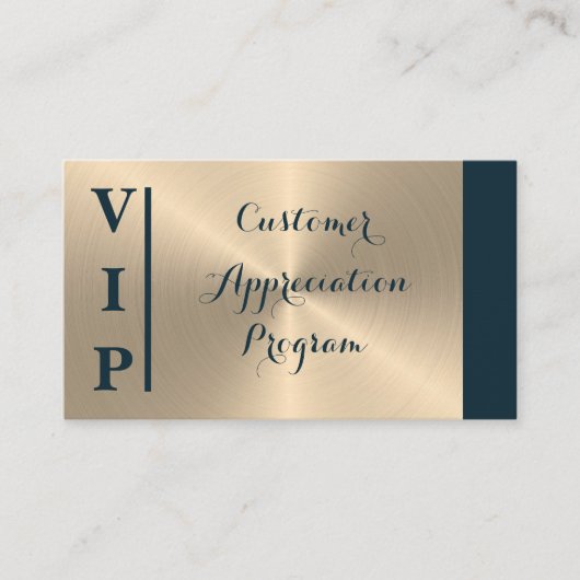 Gold Key VIP Real Estate Client Waardering Kaart (Voorkant)