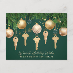 Gold Keys Logo Real Estate Holiday Briefkaart