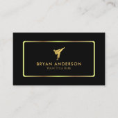 Gold Kickboxing - Martial Arts Visitekaartje (Voorkant)