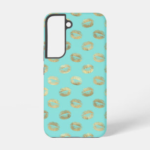 Gold Kisses Mobiele Telefoon Case Samsung Galaxy Hoesje