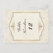 Gold & Lace Classic Formal Élégant Invitation de m (Devant)