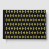 Gold Lace Guestbook Gastenboek (Voorkant)