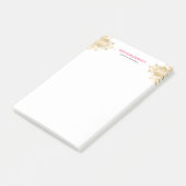 Gold Lace Ornament Post-it® Notes (Schuin)