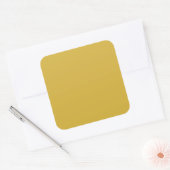 Gold Large Vierkante Sticker (Envelop)