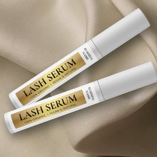 Gold Lash Serum Mascara Cosmetische Tube Label