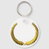 Gold Laurel Wreath Sleutelhanger (Voorkant)