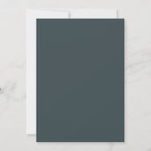 Gold Laurels Slate Engagement Party Invitation (Dos)