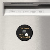 Gold Lawn Bowls Bowled en Mooi, magneet (Insitu (Vaatwasser))