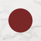 Gold Lazy Floral Pattern op Deep Red Confetti (Kleine voorkant)