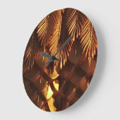 Gold Leaf Acrylic Wall klok (Hoek)