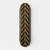 Gold Leaf Arrow Skateboard Deck (Voorkant)