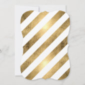 Gold Leaf Calligraphy Script Forever in Love Kaart (Achterkant)