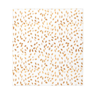 Gold Leaf Confetti Pattern Notitieblok