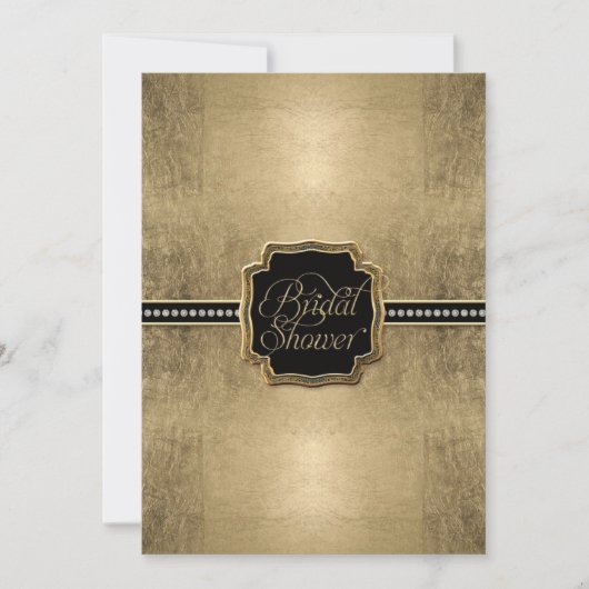 Gold Leaf Kijk Fleur de Lis Faux Jewel Kaart (Voorkant)