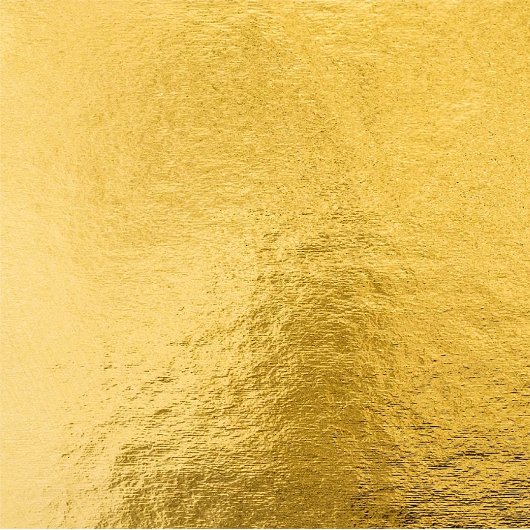 Gold Leaf Metal Trim Skateboard