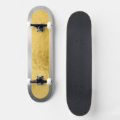 Gold Leaf Metal Trim Skateboard (Voorkant)