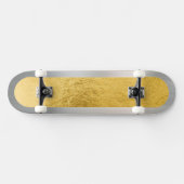 Gold Leaf Metal Trim Skateboard (Horizontaal)