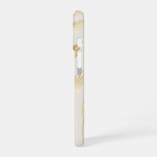 Gold Leaf Pattern iPhone 16 Hoesje (Linkerkant)