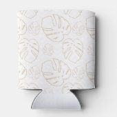 Gold Leaf Pattern-Koelbox Blikjeskoeler (Achterkant)