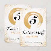Gold Leaf Spray Reception Accessoires (Voorkant / Achterkant)