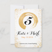 Gold Leaf Spray Reception Accessoires (Achterkant)