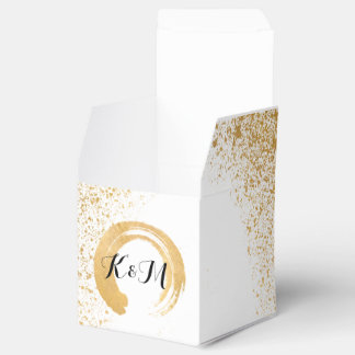 Gold Leaf Spray Reception Accessoires Bedankdoosjes