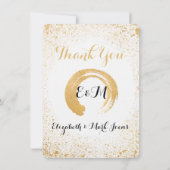 Gold Leaf Spry - Dank u voor uw briefkaart (Achterkant)