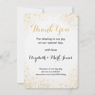 Gold Leaf Spry - Dank u voor uw briefkaart