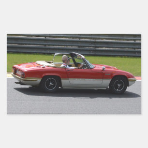 Gold Leaf Team Lotus Elan Rechthoekige Sticker