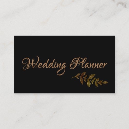 Gold Leaf Visitekaartje (Voorkant)