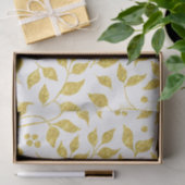 Gold Leafs Pattern Tissuepapier (Geschenk)