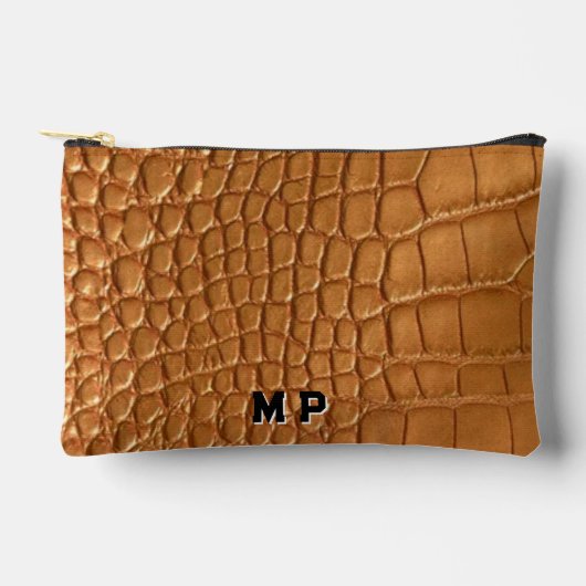 Gold leather texture luxury etui (Voorkant)