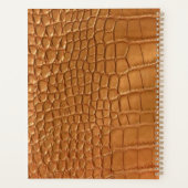 Gold leather texture luxury meeting planner (Dos)