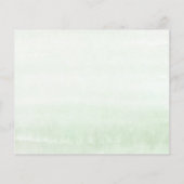 Gold Leaves Greenery Elegant Advice Card (Achterkant)