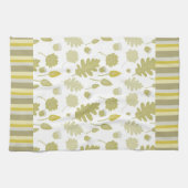 Gold Leaves Microfiber Kitchen Towel Theedoek (Horizontaal)