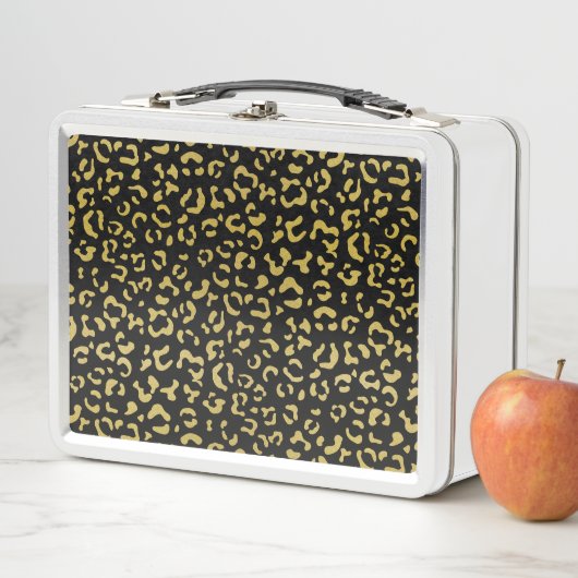 Gold Leopard, Gold Glitter, Leopard Pattern (In situ)