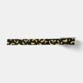 Gold Leopard, Gold Glitter, Leopard Pattern Lint (Voorkant)