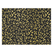 Gold Leopard, Gold Glitter, Leopard Pattern Tafelkleed (Voorkant (Horizontaal))