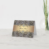 Gold Leopard Merci Cartes (Devant)