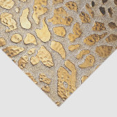 Gold Leopard Metallic Spots Tissuepapier (Detail)