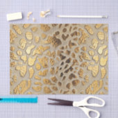 Gold Leopard Metallic Spots Tissuepapier (Craft)