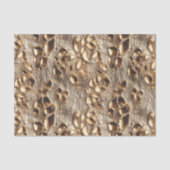 Gold Leopard Metallic Spots Tissuepapier (Voorkant)