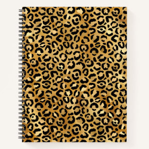 Gold Leopard Notitieboek