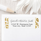 Gold Leopard-printer Etiket (Insitu)